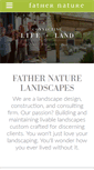 Mobile Screenshot of fathernaturelandscapes.com